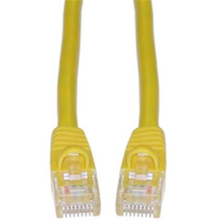 AISH Cat6 Yellow Ethernet Patch Cable; Snagless Molded Boot; 20 foot AI205865